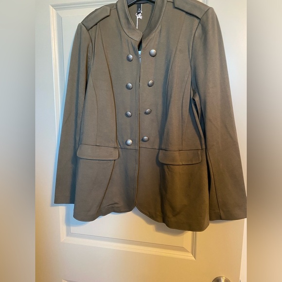 Olive Military Jacket - Picture 2 of 4